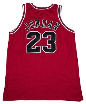 1997-1998 Michael Jordan Game Used Chicago Bulls Road Jersey (Meza LOA)